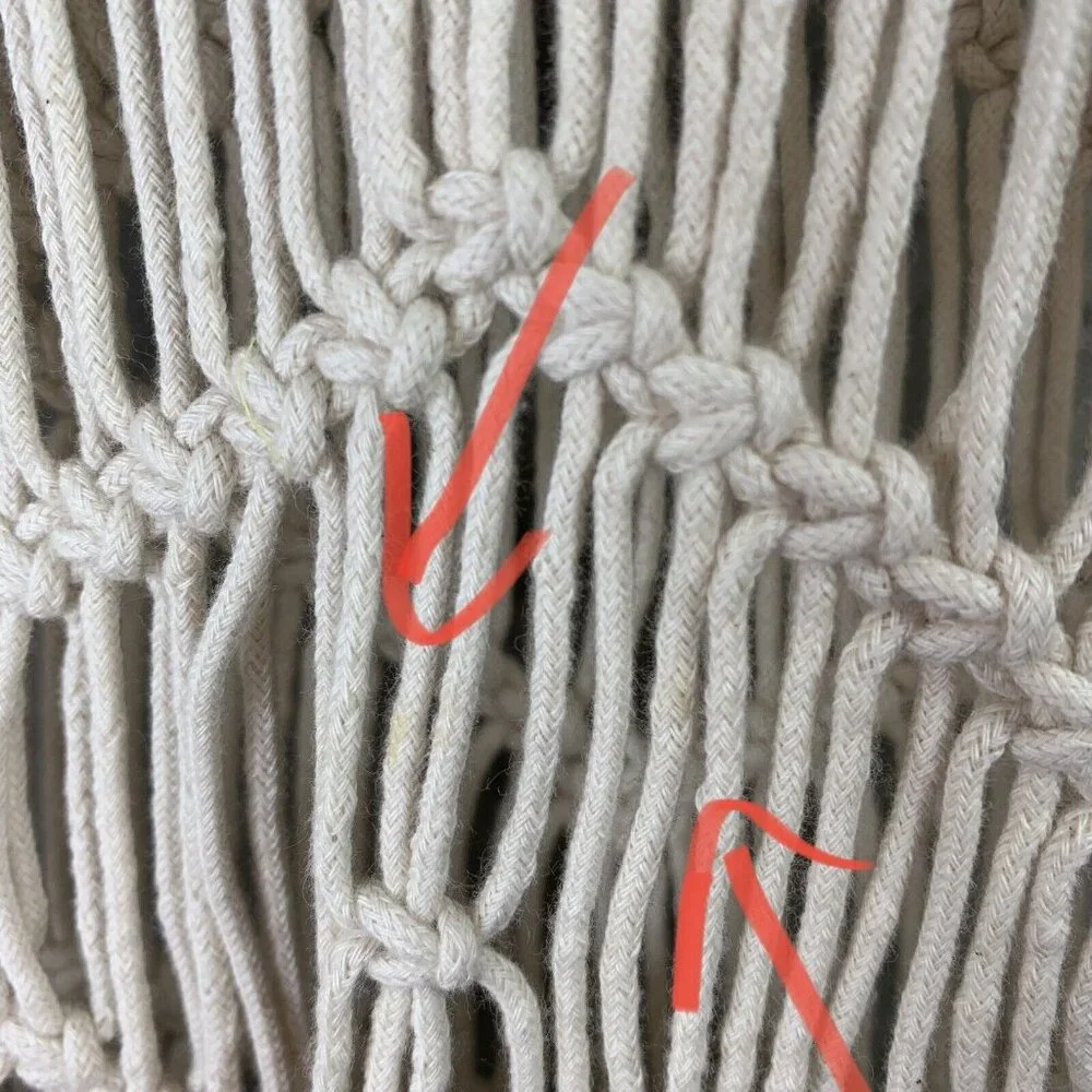 Macrame Table Runner Bohemian Home Decor Natural Cream 94